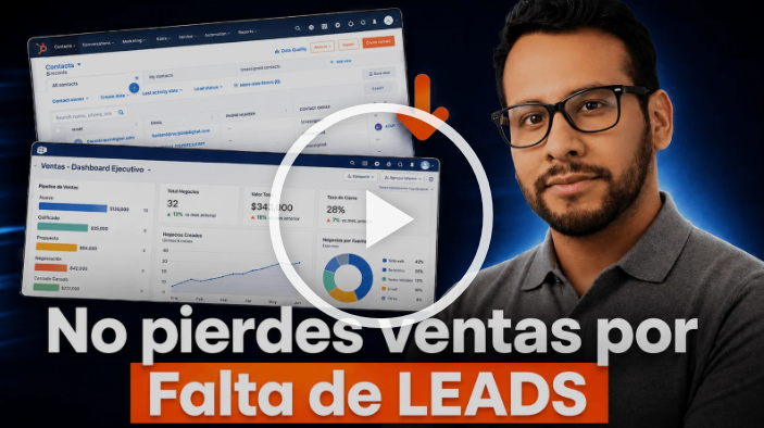 CRM mas automatizaciones. No pierdes ventas por falta de leads